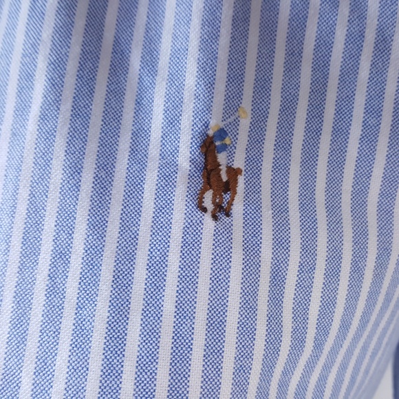 Ralph Lauren Blue Label Short Sleeve Button Down M - Picture 2 of 8